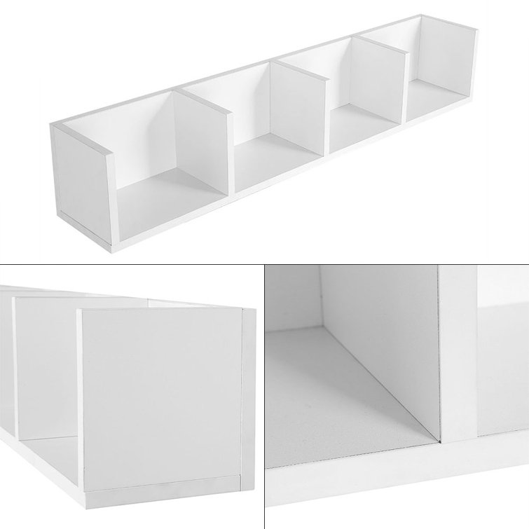 Ebern Designs Organizer Multimedia Wall Mounted Open DVD/CD Shelf